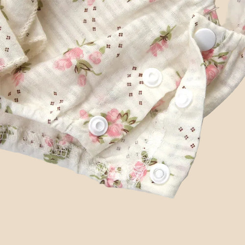 Body volants & roses avec bandeau