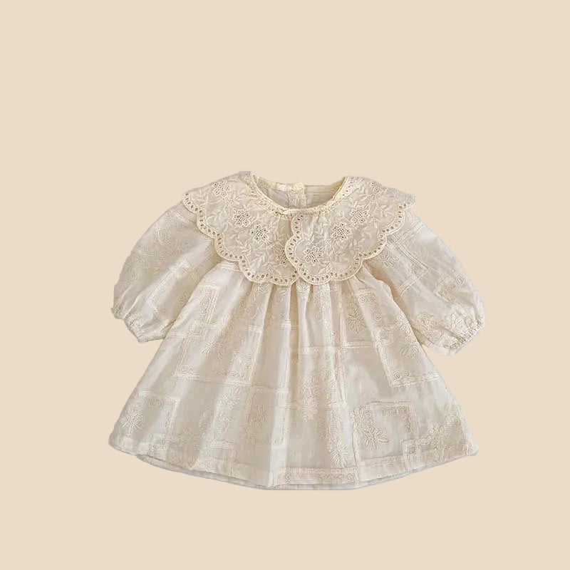 Duo robe & body en dentelle - Ivoire