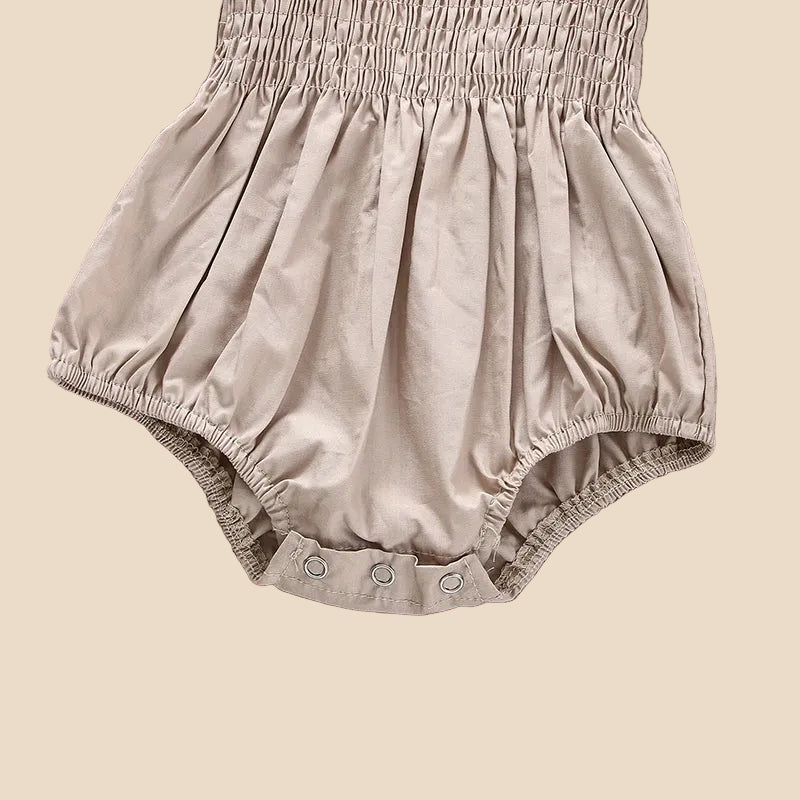 Body à bretelles smocké avec bandeau
