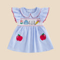 Robe vichy avec broderies