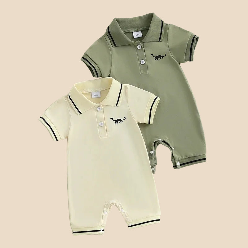 Grenouillère polo petit dinosaure