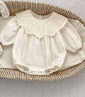 Baby Girl Bodysuit Sisters Dress Flower Embroidery