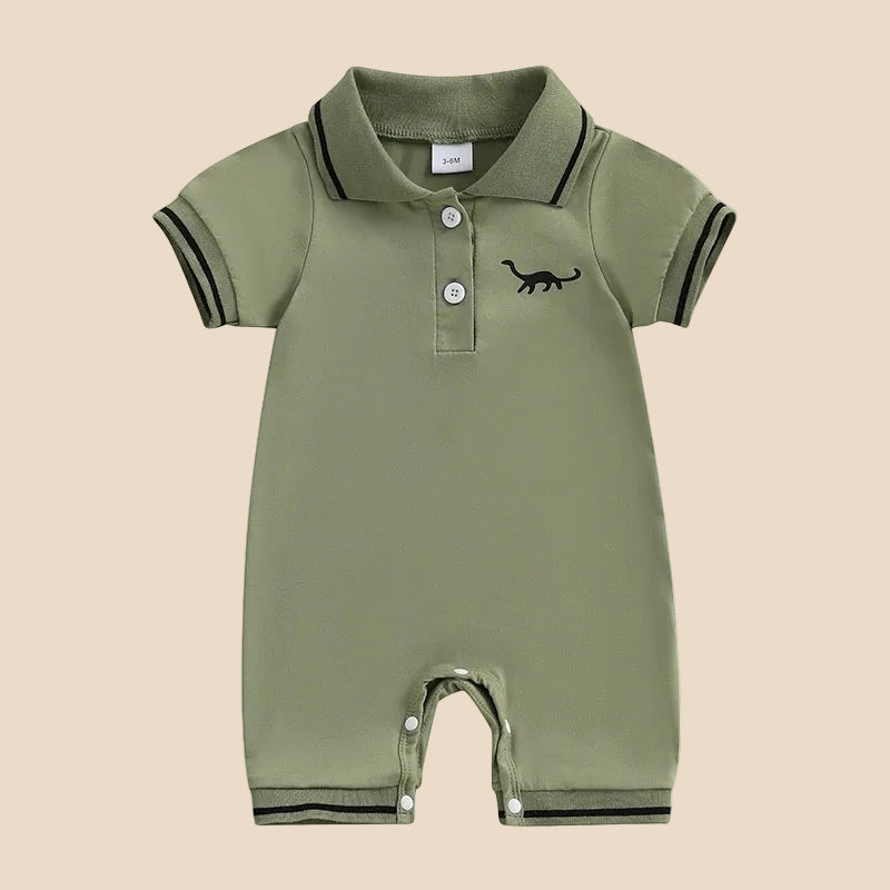 Grenouillère polo petit dinosaure